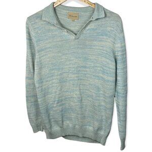 Urban Outfitters‎ Martin Juan Cotton Heathered Teal Green Sweater Size Medium